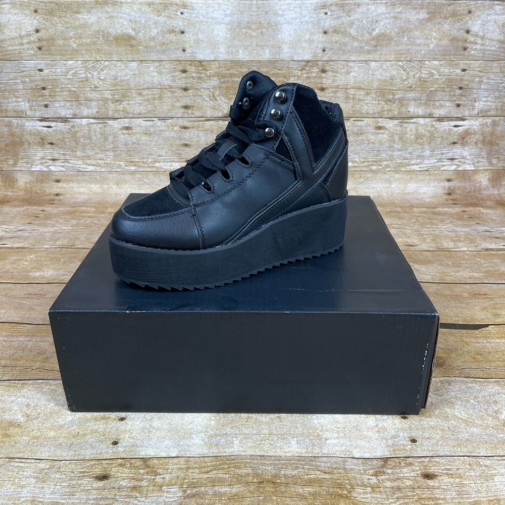 Iron Fist Black Sneakers Qozmo Low Key Shoes Boots - Picture 6 of 6